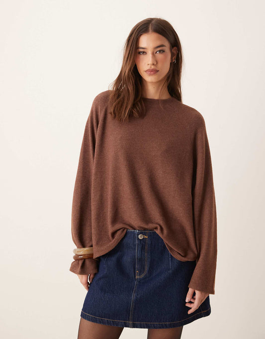 Supersoft Raglan Oversized Top