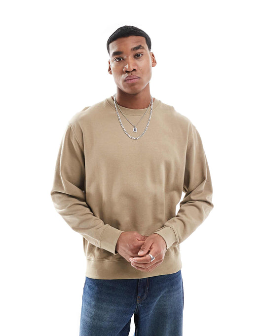 Oversized Crew Neck Sweatshirt