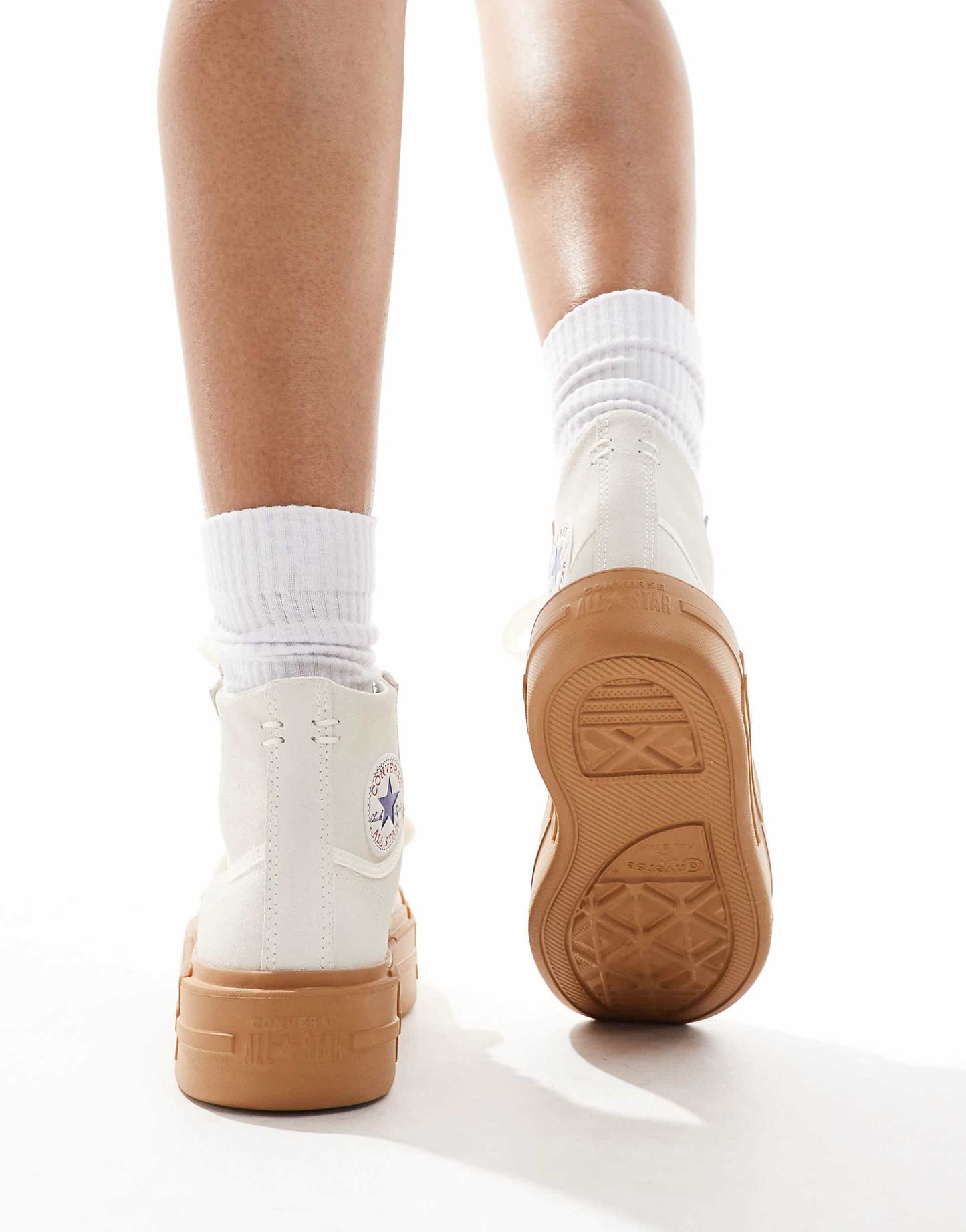 Cruise Hi Trainers With Gum Sole