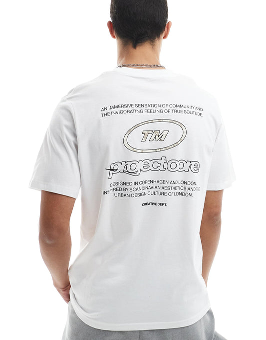 Oversized T-Shirt With Back Print
