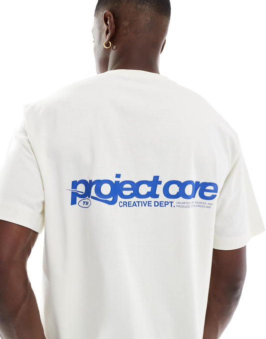 Oversized T-Shirt With Project Core Print