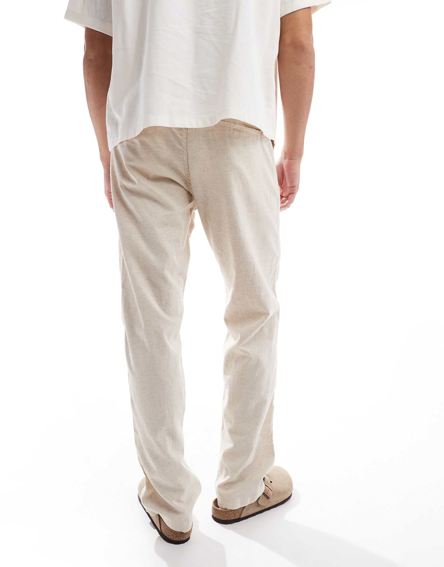 Relaxed Fit Linen Trouser