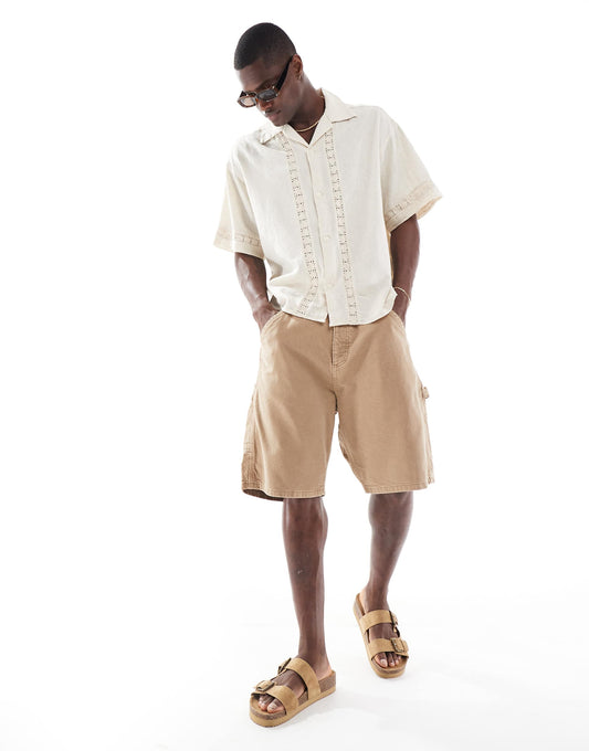 Baggy Fit Carpenter Shorts