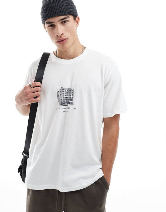 Oversized T-Shirt With Chest Print