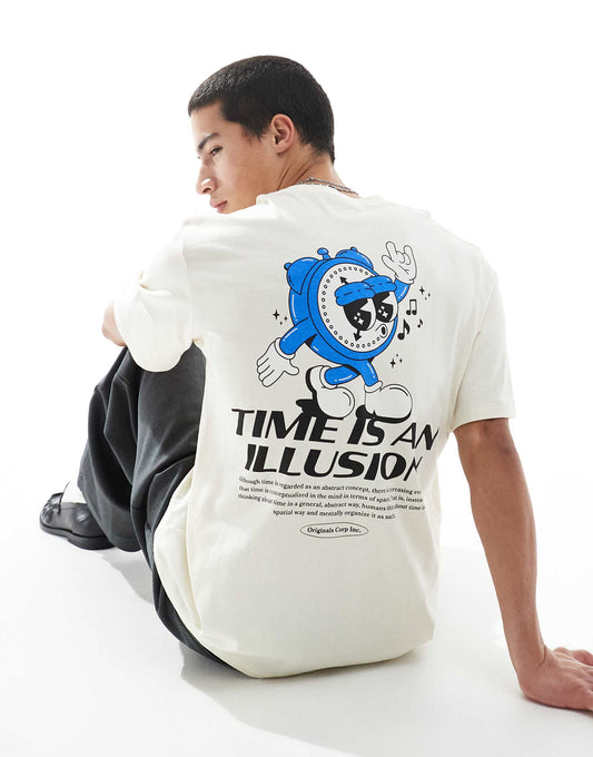 Oversized T-Shirt With Backprint