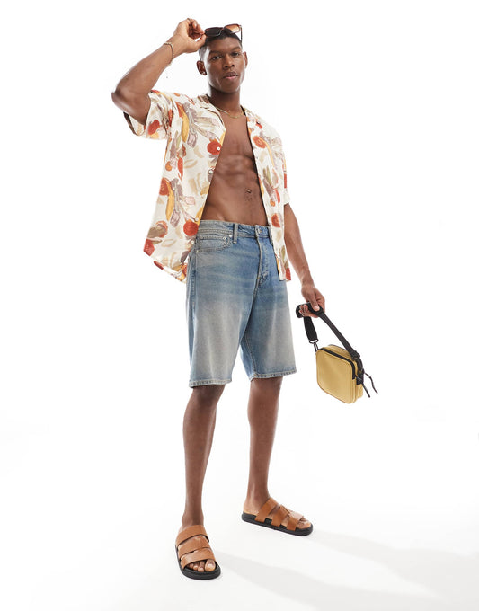 Alex Baggy Fit Denim Short