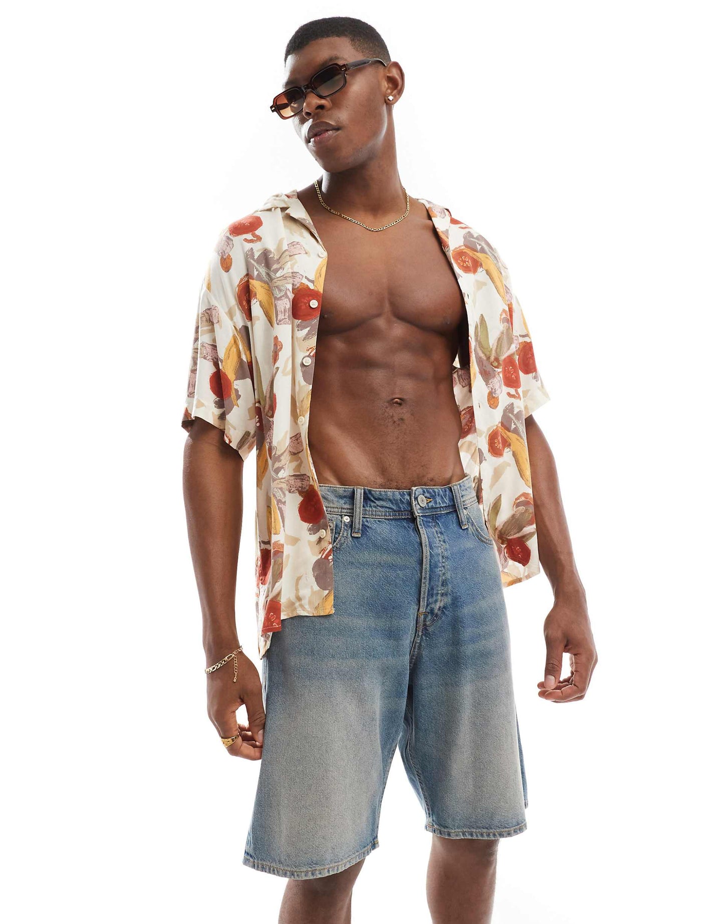 Alex Baggy Fit Denim Short