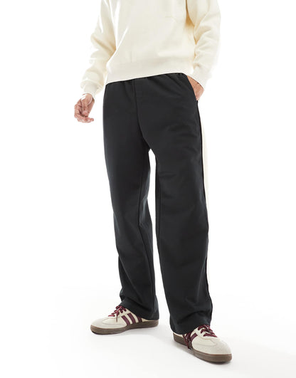 Karl Fit Loose Fit Sweat Pants With Side Stripe