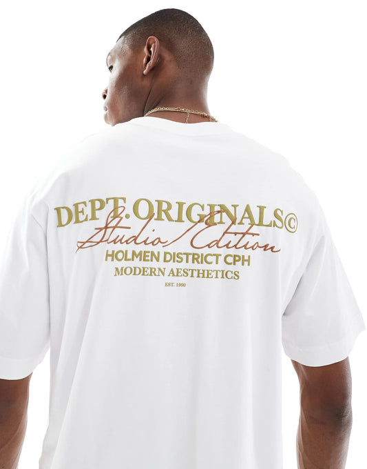 Oversized T-Shirt With Text Backprint
