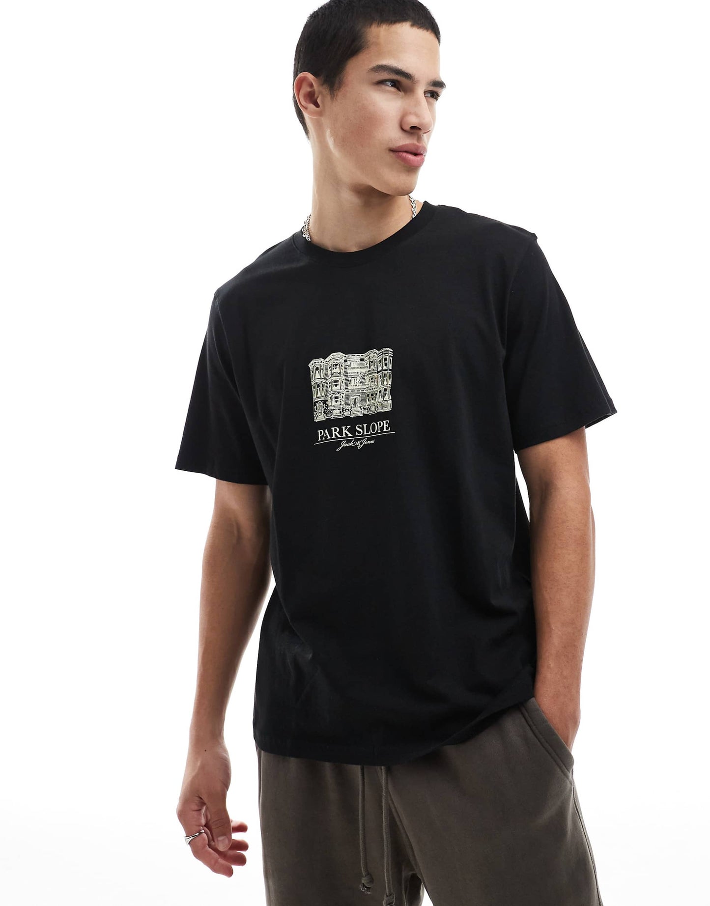 Oversized T-Shirt With Chest Print