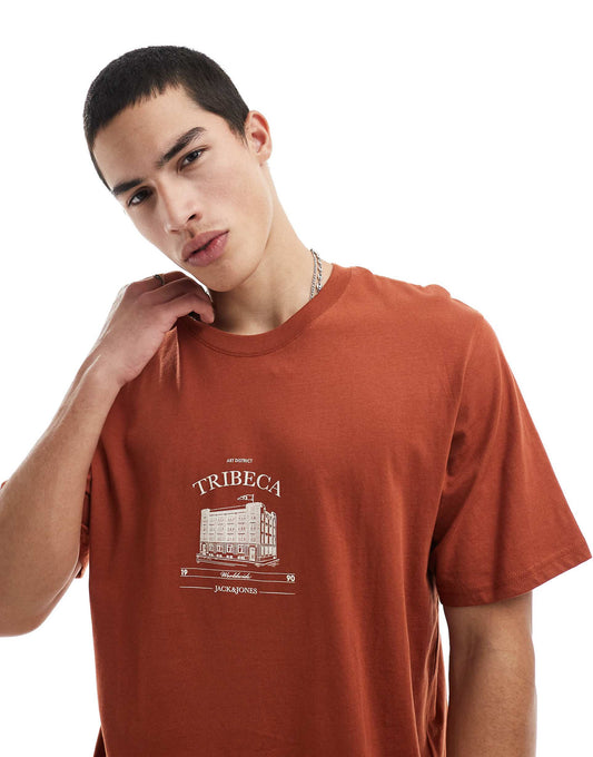 Oversized T-Shirt With Chest Print