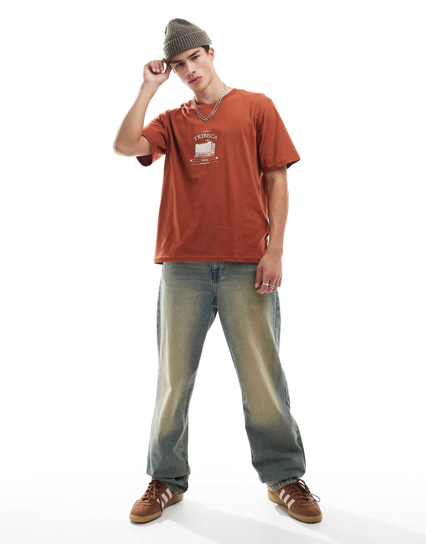 Oversized T-Shirt With Chest Print
