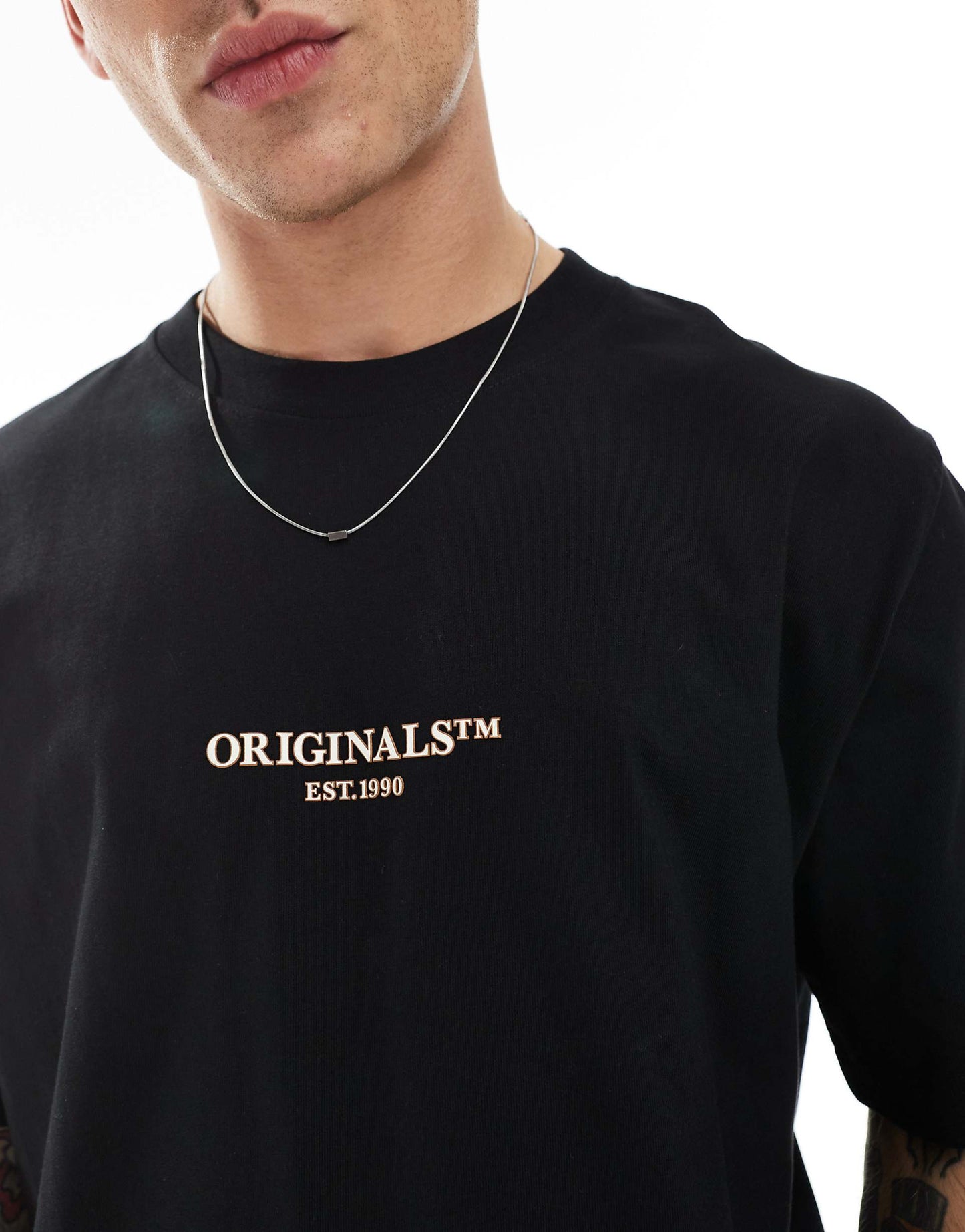 Oversized Boxy T-Shirt With Originals Logo