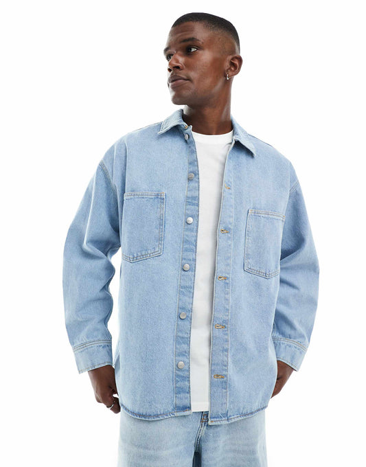 Oversized Denim Shacket