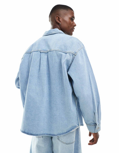 Oversized Denim Shacket