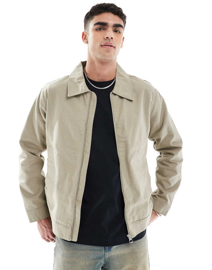 Oversized Harrington Jacket
