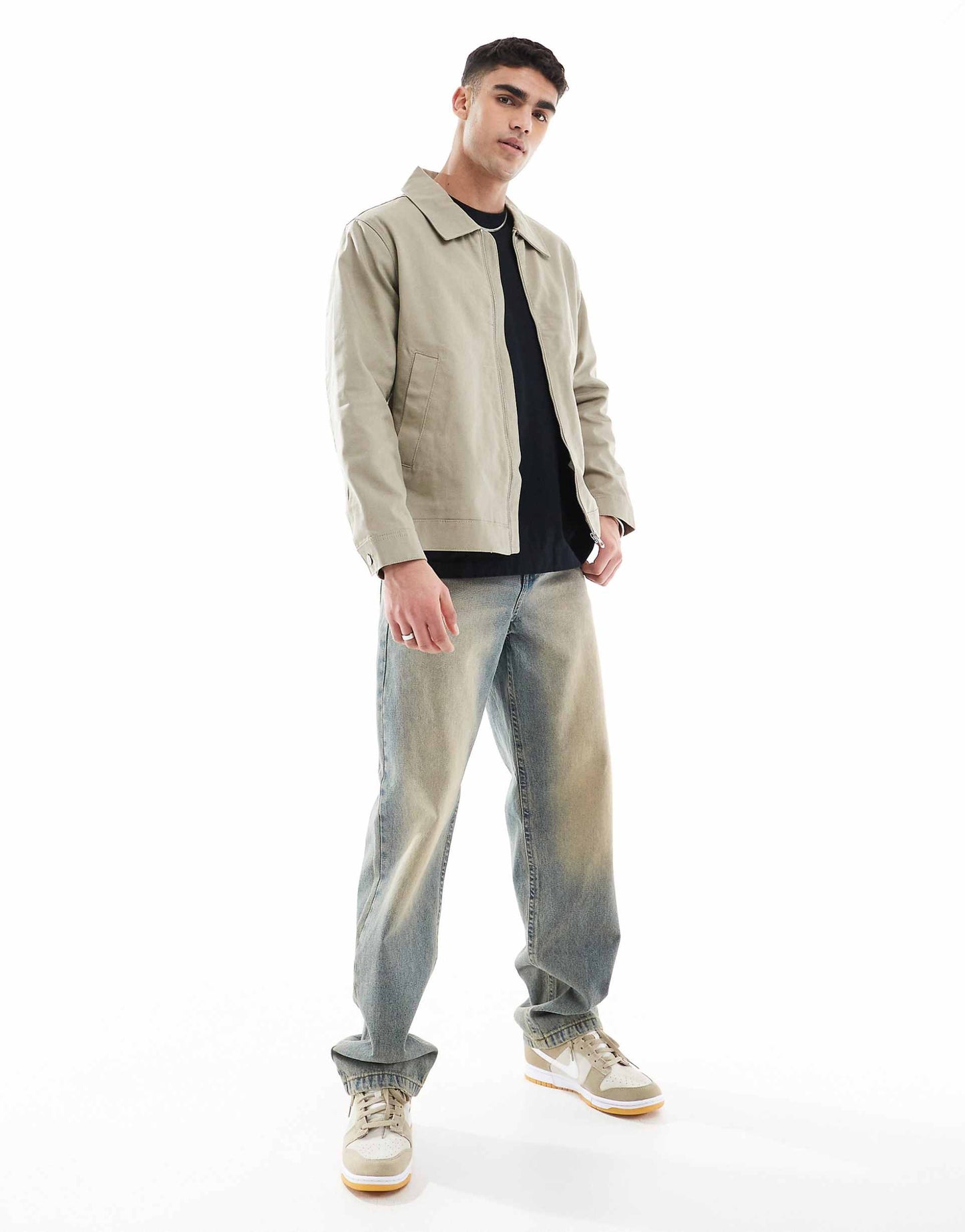 Oversized Harrington Jacket