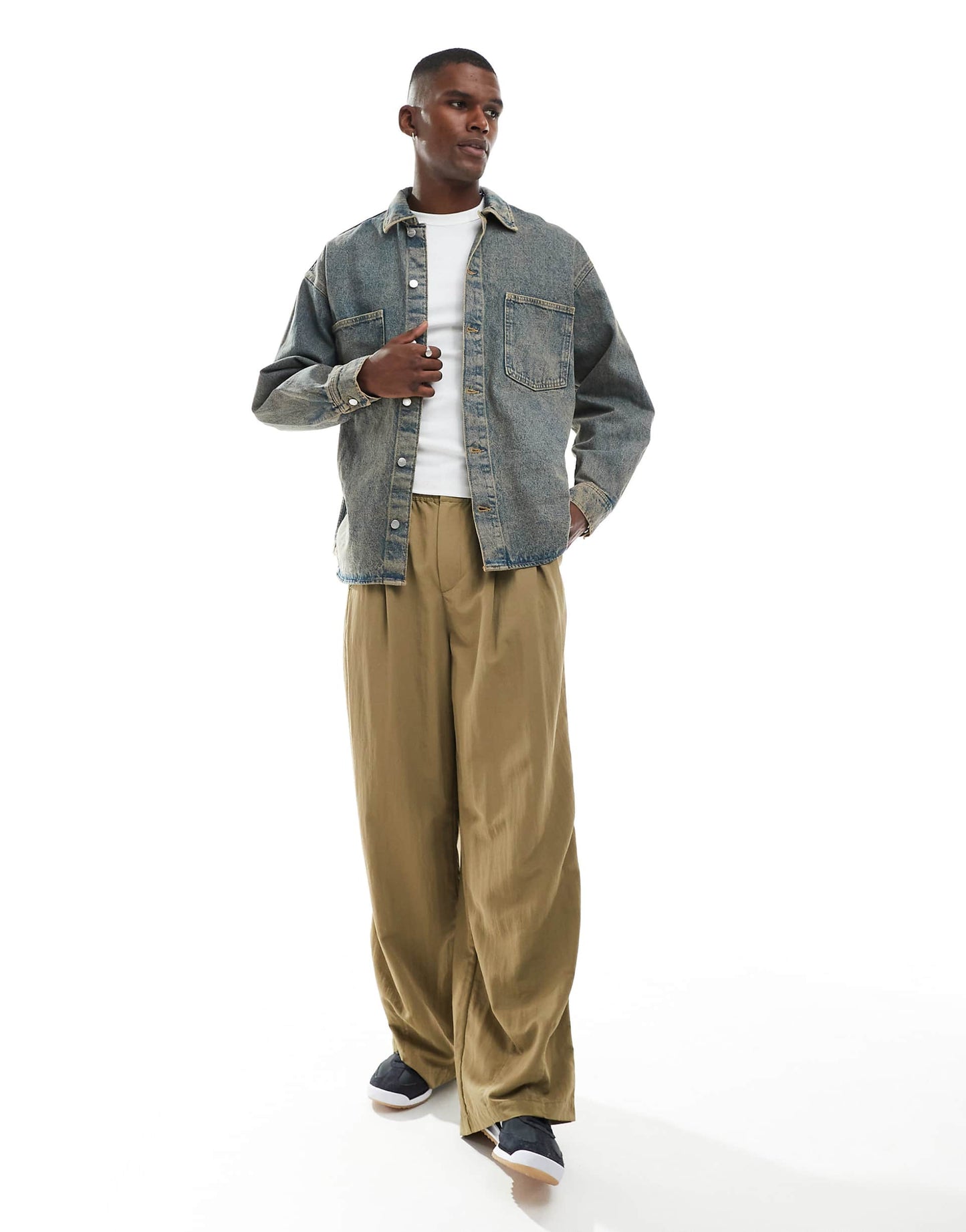 Oversized Denim Shacket