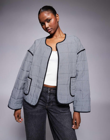 Gingham House Coat