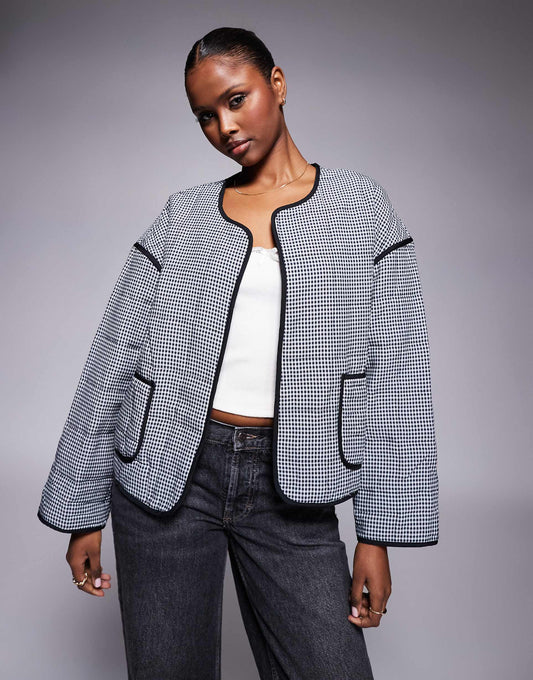 Gingham House Coat