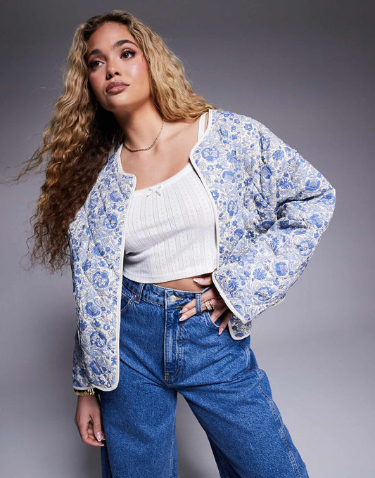 Floral Reversible House Coat
