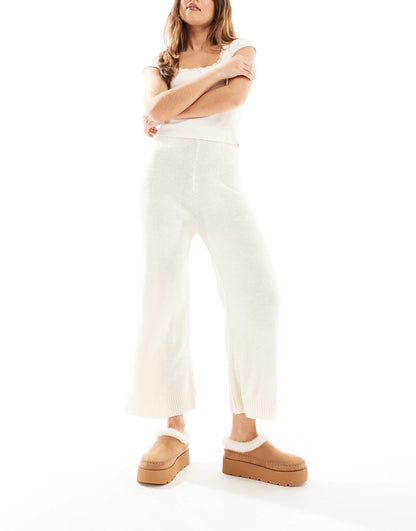 Wide Leg Knit Pants