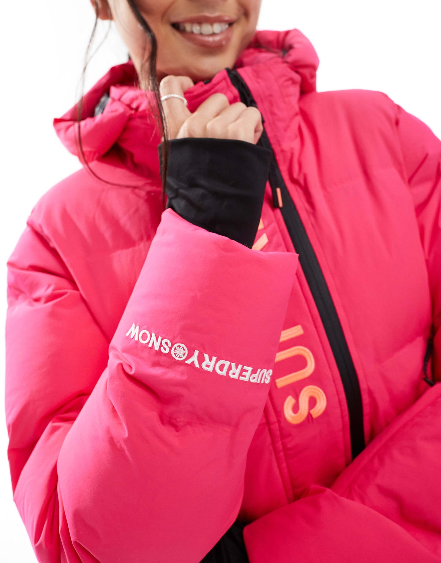 Hooded Ski Boxy Puffer Jacket