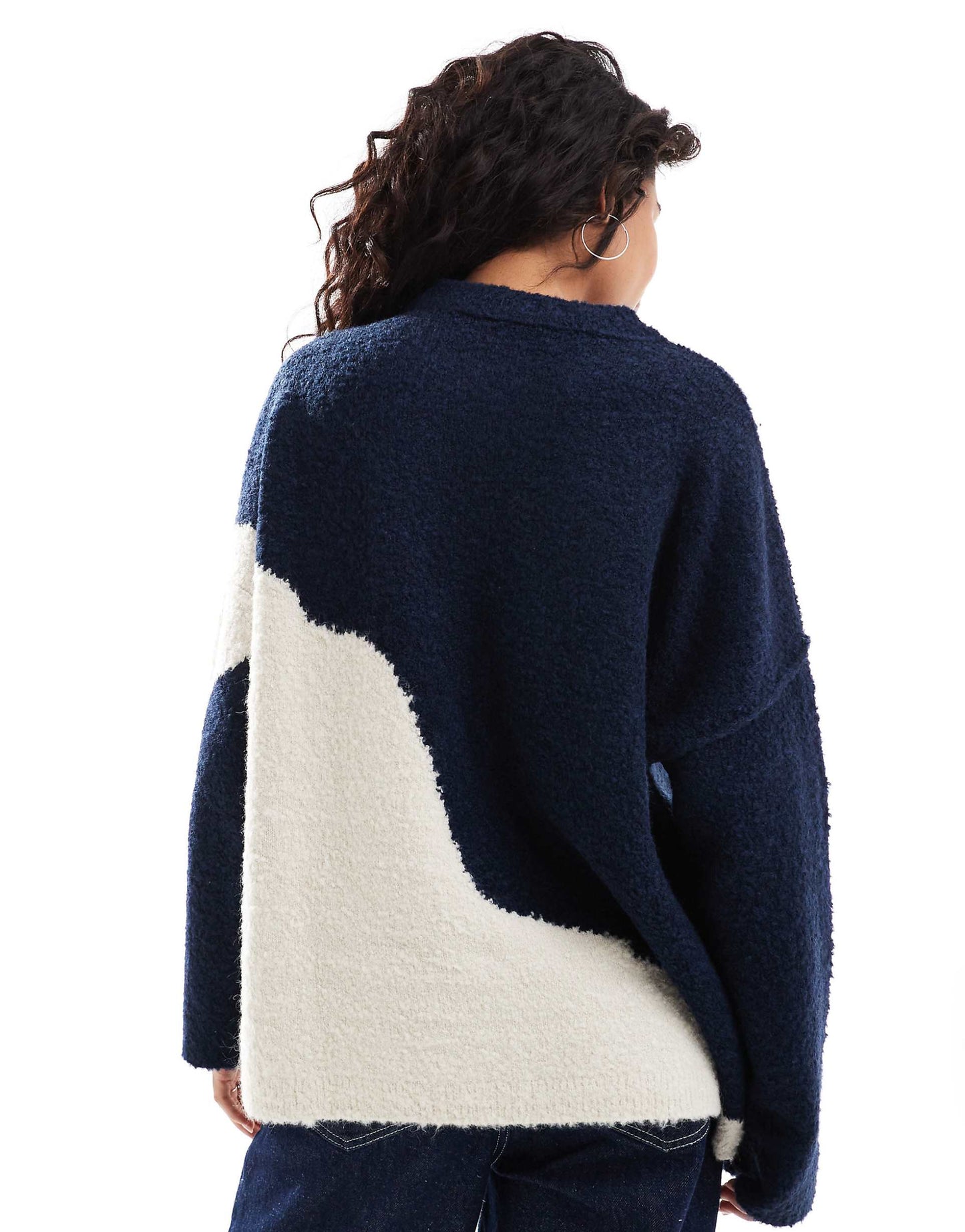 Crew Neck Boucle Jumper