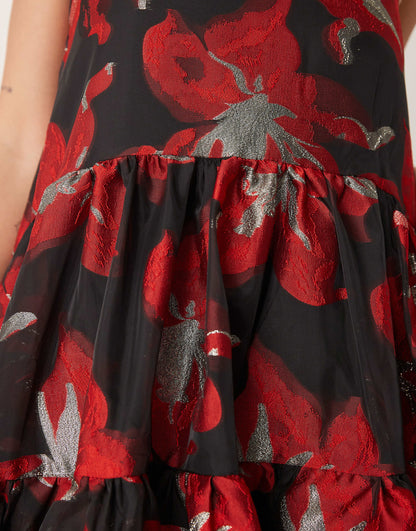 Dream Jacquard Cami Midi Dress