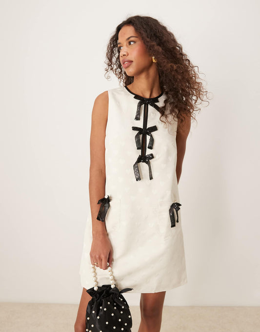 Bow Mini Dress