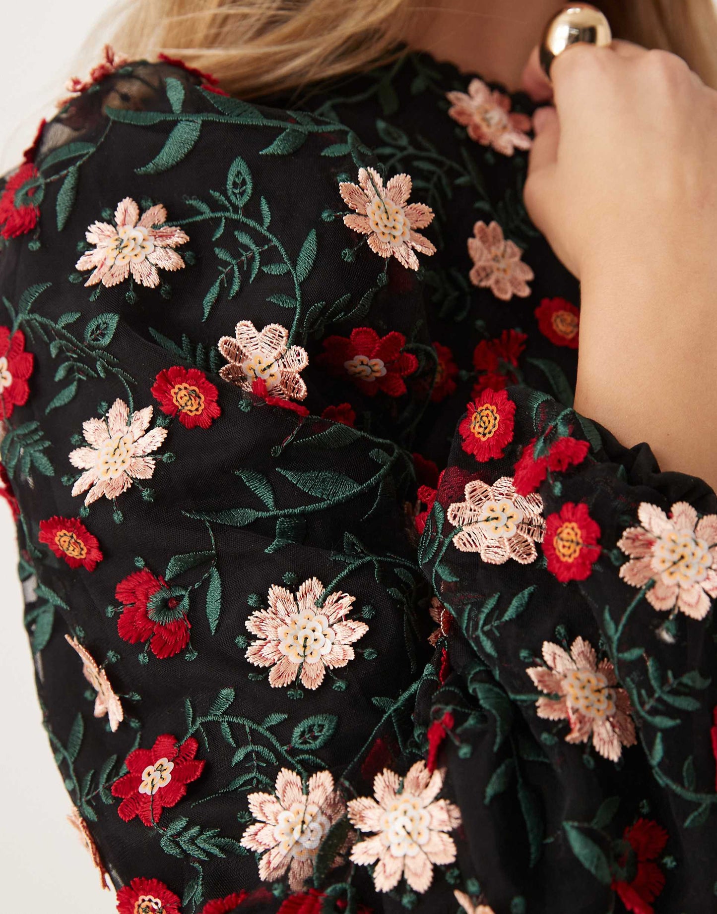 Dream Rose Floral Maxi Dress