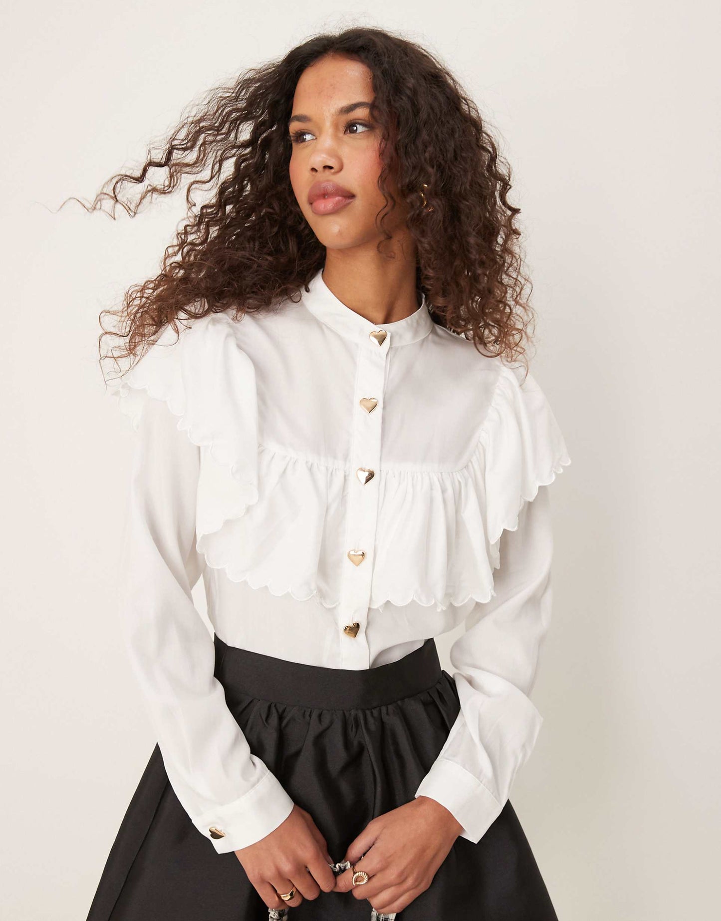 Scallop Blouse