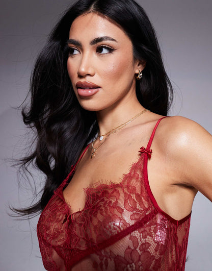Lace Cami And Short Set