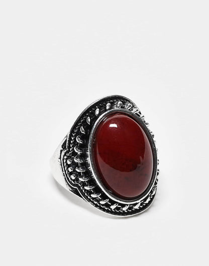 Antique Ring With Faux Brown Stone