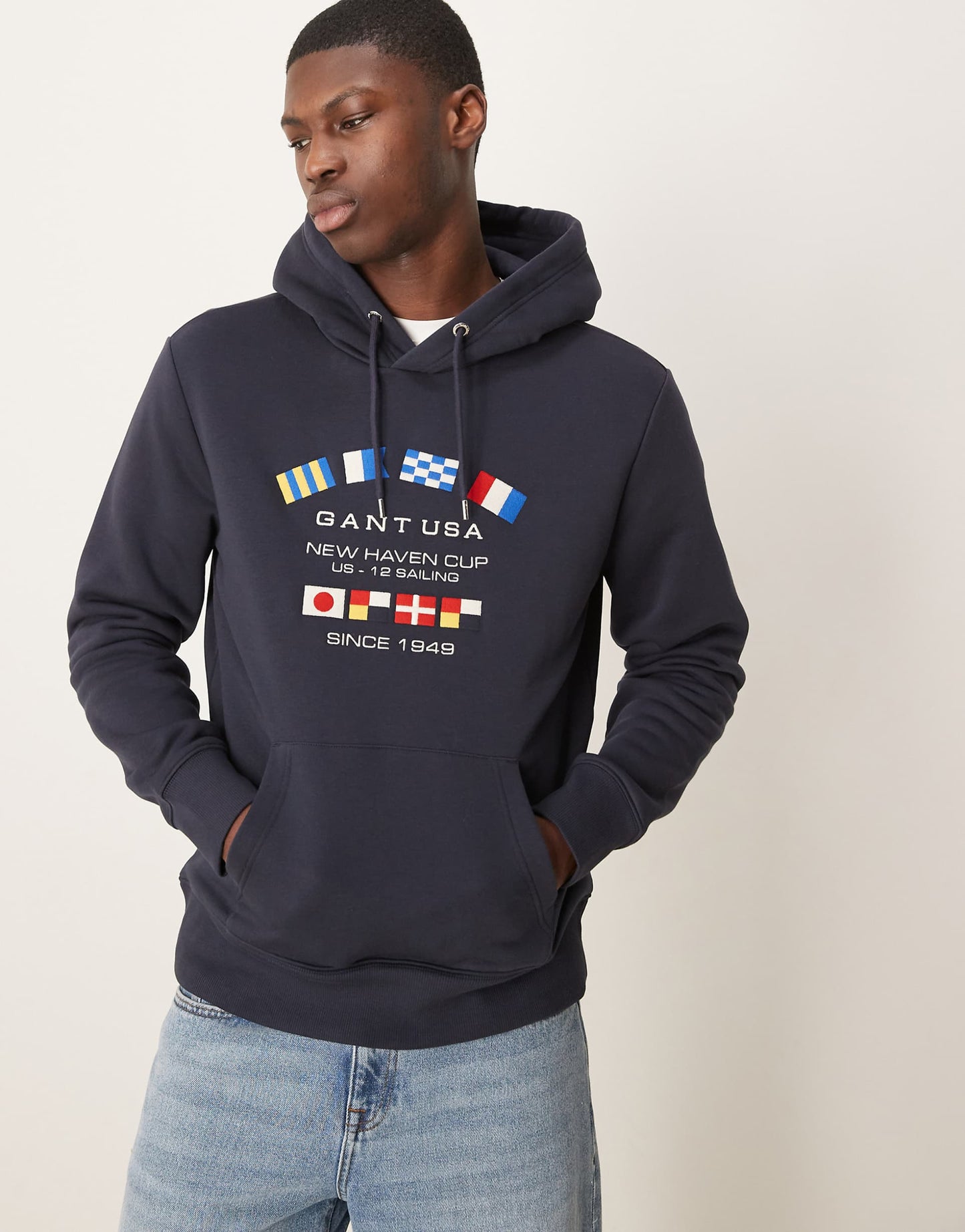 Usa Flag Logo Hoodie