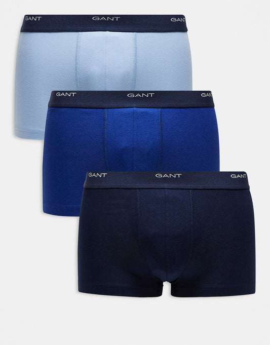 3 Pack Trunks With Logo Waistband