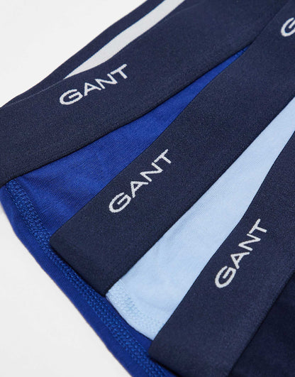 3 Pack Trunks With Logo Waistband