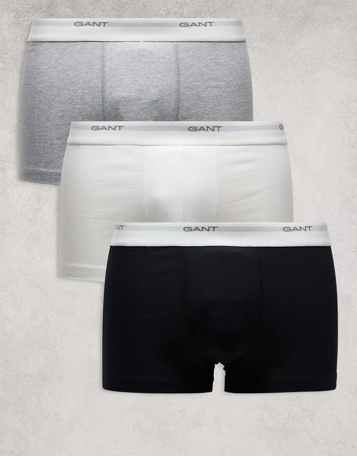 3 Pack Trunks With Logo Waistband