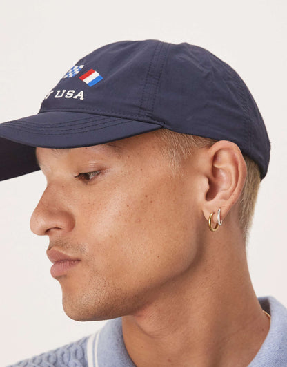 Usa Flag Logo Baseball Cap