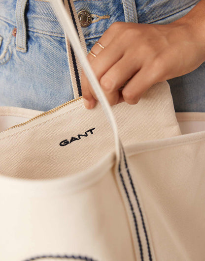 Logo Large Canvas Tote Bag