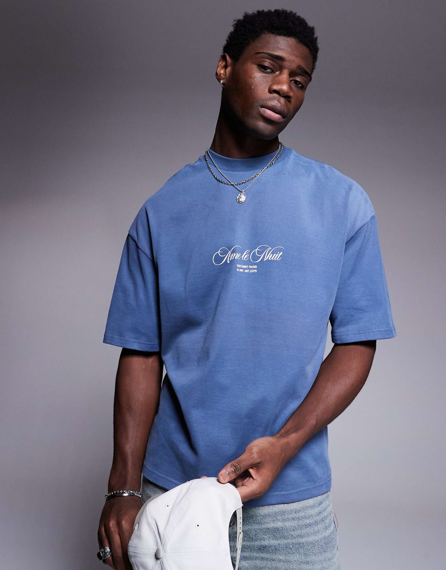 Oversized Ame Le Nuit Script T-Shirt