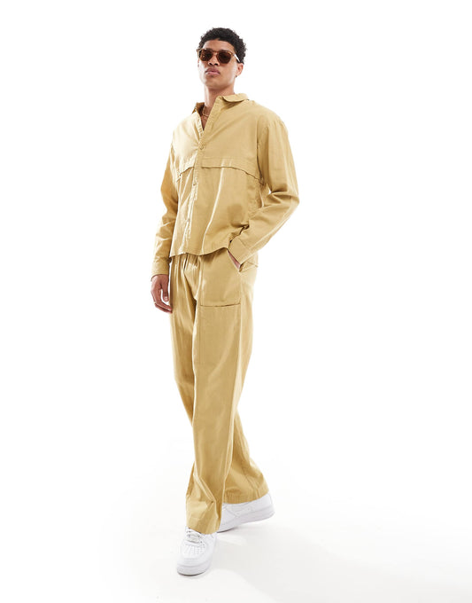 Linen Wide Leg Trousers