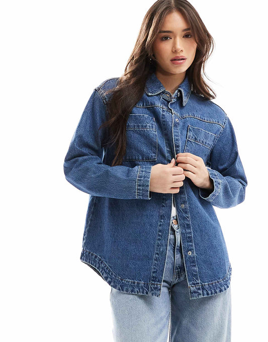 Denim Shacket