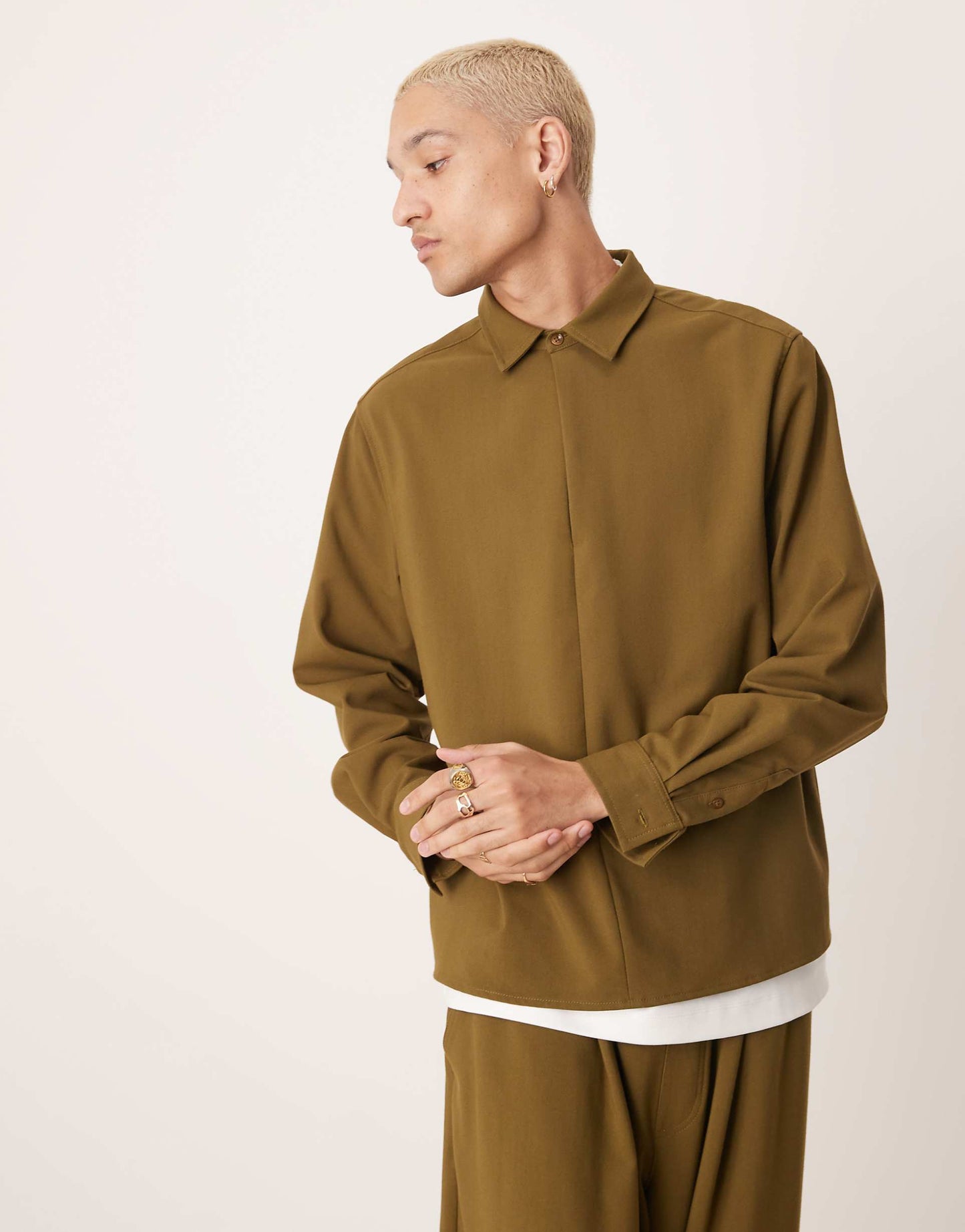 Co-Ord Relaxed Boxy Overhead Shirt