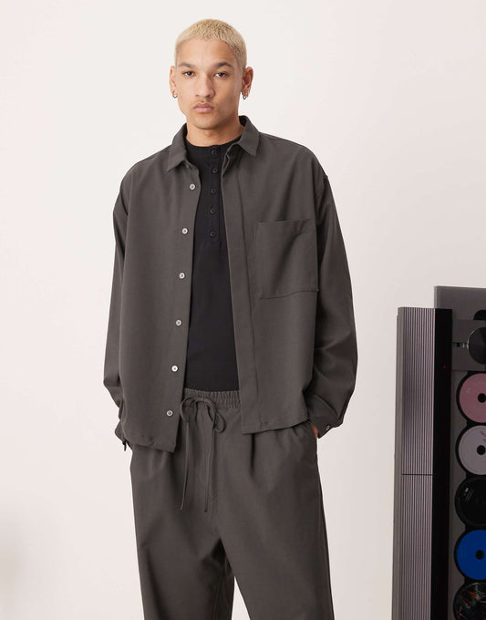 Co-Ord Oversized Boxy Shirt