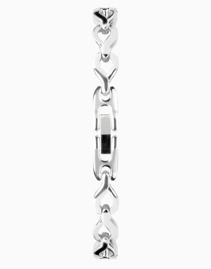 Classic 18Mm Womens Oval Silver Analogue Watch Gift Set
