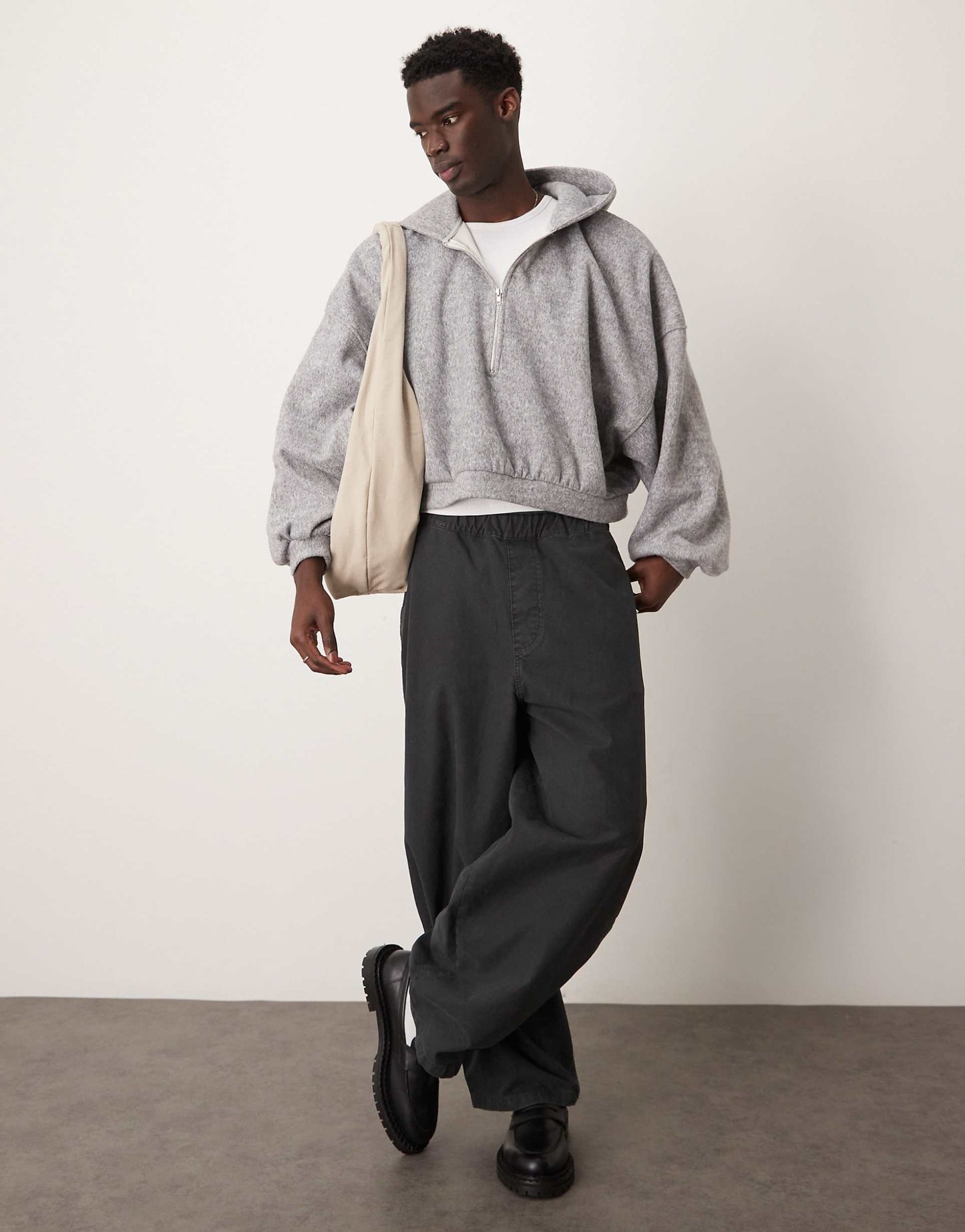 Heavyweight Extreme Oversized Cropped Hoody