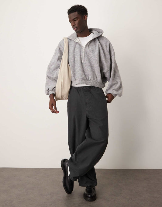 Heavyweight Extreme Oversized Cropped Hoody