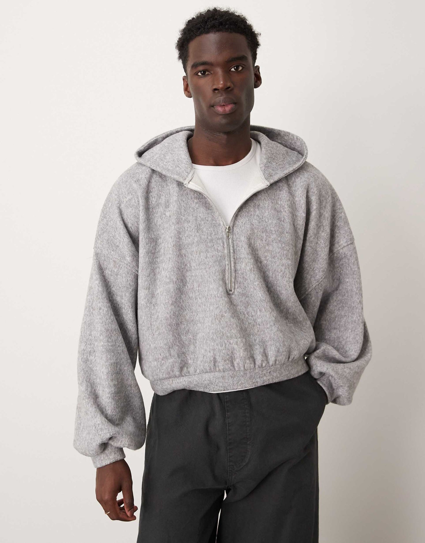 Heavyweight Extreme Oversized Cropped Hoody