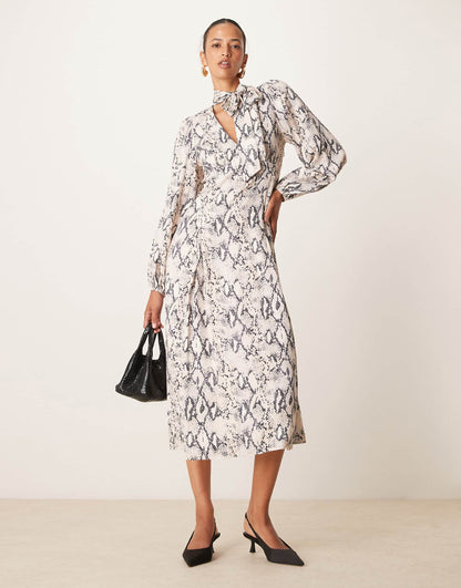 Carla Scarf Midaxi Dress